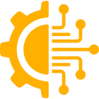 Half gear, half circuit board design.